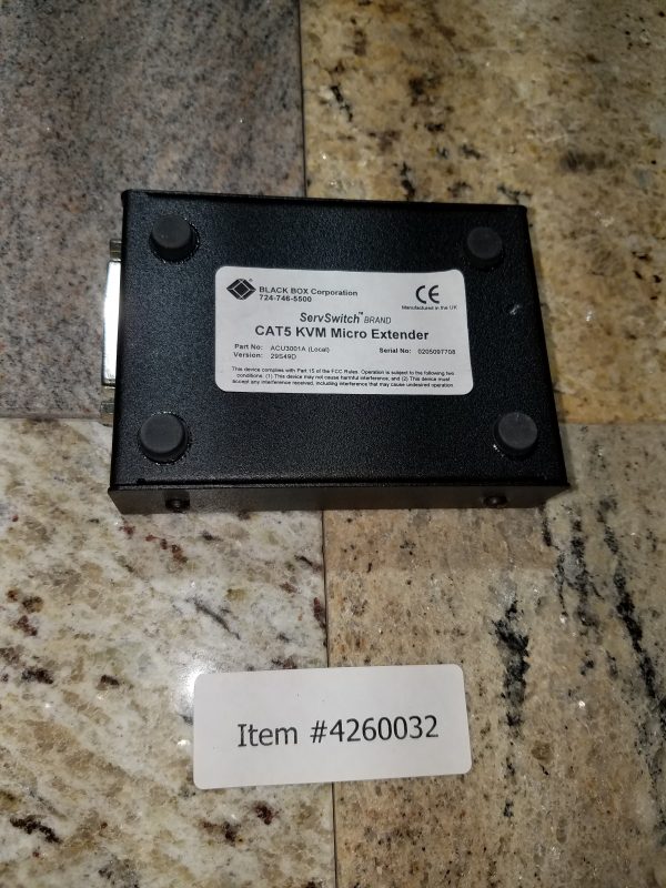 Black Box ACU3001A CAT5 KVM Micro Extender [4260032] - Image 2
