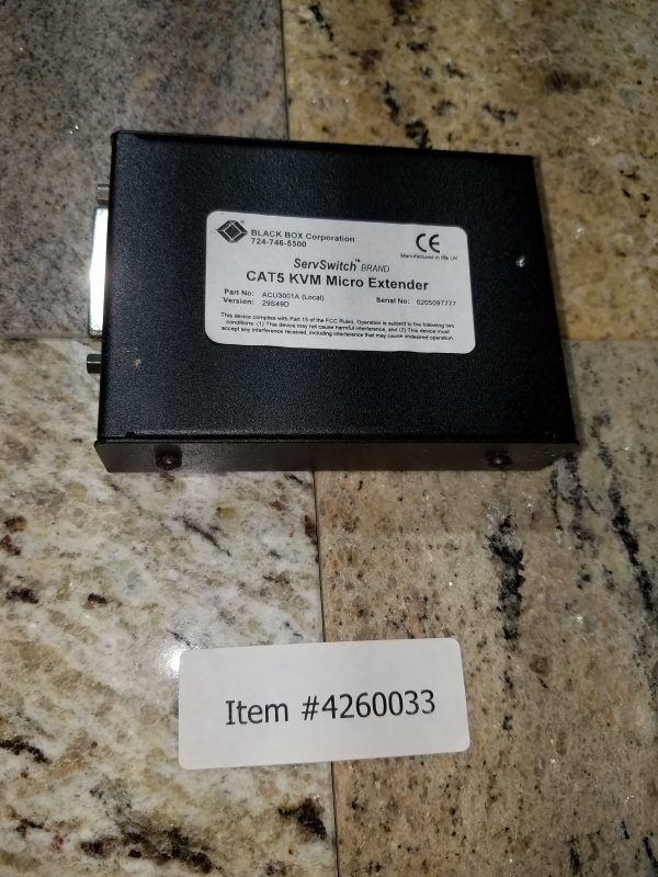 Black Box ACU3001A CAT5 KVM Micro Extender [4260033] - Image 2