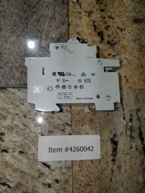 ABB E76126 2 Pole Circuit Breaker (C10) [4260042] - Image 2