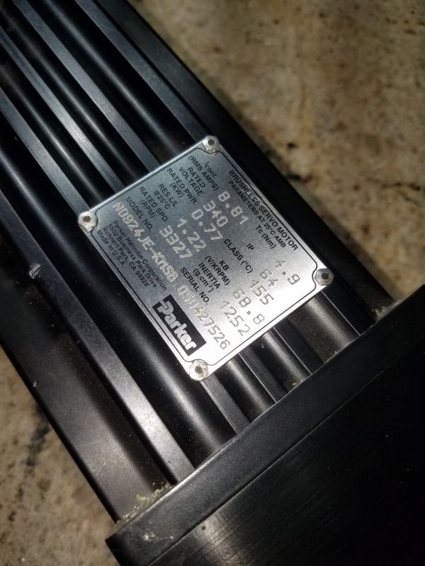 Parker Servo Motor N0924JE-KMSB [4260050] - Image 2